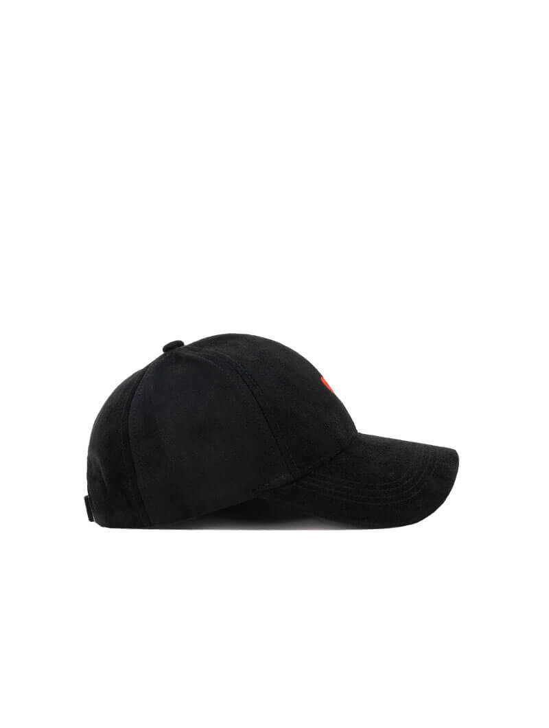 Casquette daim avec détail